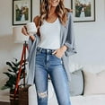 thumbnail image 2 of Aoochasliy Womens Cardigan Clearance Bat Sleeve Long Sleeve Cardigan Loose Coat, 2 of 6