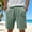 H7-Light Green, variant on Havenx Men's Casual Corduroy Shorts Elastic Waist Button Short with Pockets Leather Label Stretch Short Pant Summer Beach Breathable Lightweight Clothing,Navy L