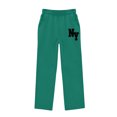 thumbnail image 4 of Nekdswn Girls Sweatpants Kids Graphic Print Wide Leg Baggy Pants Teen Girl Winter Fleece Lined Warm School Sweat Trousers for 5-14 Yeras, 4 of 6