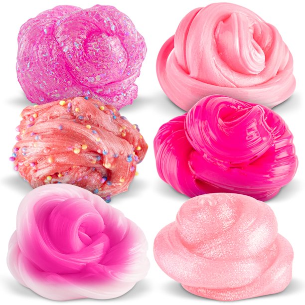 Juguete de masilla rosa para niños, juguete antiestrés, masilla sensorial, recuerdo de fiesta, grandes juguetes rosas para niños