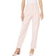 thumbnail image 1 of Pantalones de vestir a rayas de satén Leyden para mujer rosa extra pequeño, 1 of 2