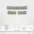 thumbnail image 2 of Koyal Wholeslae Sage Green|Cream Floral Blossoms Fall Wedding, Hanging Pennant Party Banner with String, Bride to Be, 2 of 5