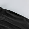 thumbnail image 5 of longantii Smocked Dress Women Summer Sleeveless Tank Sundress Halter Tie Back Loose Flowy Ruffle Maxi Dresses with Pockets Black L, 5 of 9
