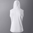 thumbnail image 4 of Afdoent Men's Tank Top 2025 Summer New Men's Fitness Hooded Sleeveless Vest Breathable Sports T Shirt Cool Mesh Design Loose Muscle Training Top Casual Streetwear, 4 of 9