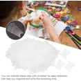 thumbnail image 5 of 300 Pcs Floss Bobbin Card, Transparent Plastic Embroidery Sewing Winding Plate Cross Stitch Thread Holder Storage Tool with 12 Silver Blunt Big Eye Needle, 5 of 5