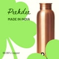 thumbnail image 4 of Peekdee Pure Copper Water Bottle Hand Hammered Drinking Water 1000 ML For Ayurveda Health Benefits 2 Piece, 4 of 4