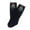 Black, variant on 0-5 Years Children Christmas Stockings Cute Doll Stockings Non Slip Floor Stockings Solid Color Medium Tube Stockings(Black,0-1 Years)