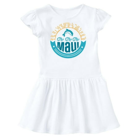 

Inktastic Maui Hawaii Dolphin Watching Gift Toddler Girl Dress