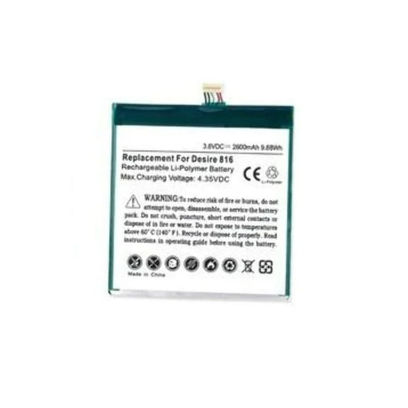 Batteries N Accessories BNA-WB-BLP-1333-2.6 Cell Phone Battery - Li-Pol, 3.8V, 2600 mAh, Ultra High Capacity Battery - Replacement for HTC B0P9C100 Battery