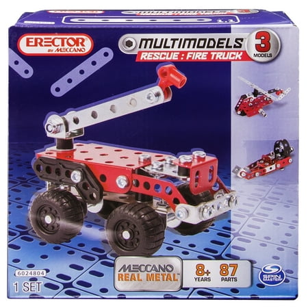 Meccano/erector - 3 Models Set - Fire Tr