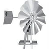 Outdoor Water Solutions 199648 Ornamental Backyard Windmill - 8 ft. 3 inch, Galvanized - Model No. BYW0038