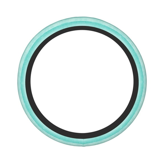 Picia Teal Turquoise Car Steering Wheel Cover, Non-Slip, Breathable, Universal 15 inch