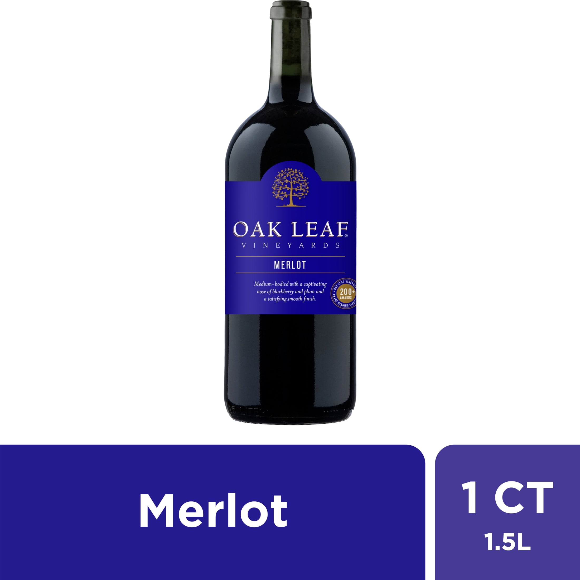 Oak Leaf Vineyards Merlot, Red Wine, 1.5L