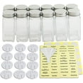thumbnail image 2 of Square Spice Jars Bottles w/Labels (4oz), 12 Pack, 2 of 4