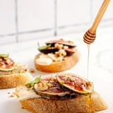 Olive Wood Honey Stick Bee Red Wine Dipper Rods Dispenser Stirrer ...