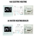 thumbnail image 3 of Pour Tuya Thermostat Intelligent Écran Tactile Contrôleur de Température WiFi Intelligent, 3 of 12