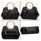 thumbnail image 4 of Bolso De Charol Brillante Lab.G, Negro, 4 of 4