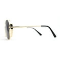 thumbnail image 3 of Womens Pop Color Lens Classic Metal Rim Butterfly Sunglasses Gold Black, 3 of 4