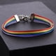 thumbnail image 2 of 2pcs pulsera decorativa colorida pulsera cuerda cadena para hombre Homesexual Gay, 2 of 5