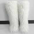 thumbnail image 4 of Women's Winter Faux Fur Beach Wool Boots Are Warm Fluffy and Knee High Snow Boots, 4 of 4