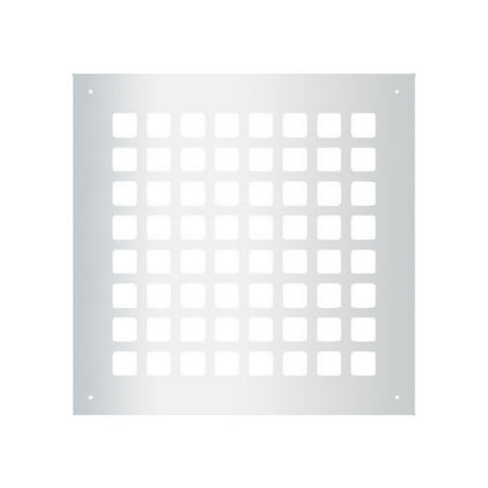 

Reggio Registers G1010-Snh Grid Series 8 X 8 Floor Grille - Silver