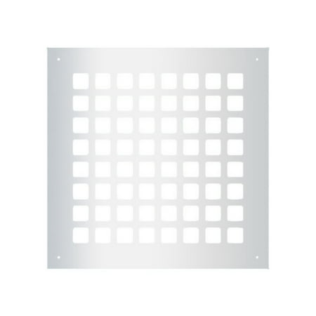 

Reggio Registers G1010-Snh Grid Series 8 X 8 Floor Grille - Silver