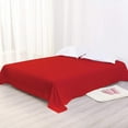 thumbnail image 3 of Yarns of Cotton Premium Hotel Quality 1-Piece Flat Sheet, Luxury and Softest 600 Thread Count Egyptian Quality Bedding Flat Sheet, Wrinkle-Free, Stain-Resistant, Red, Twin XL, Pack of 12, 3 of 4