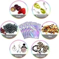 thumbnail image 2 of 50 bolsas desodorantes resellables, bolsas de papel de aluminio para almacenamiento de alimentos, bolsas selladas con película holográfica de arcoíris, bolsas ziplock para joyería, bolsas para embalaje de joyería, 14*20cm oso de fresa Electrónica, 2 of 5