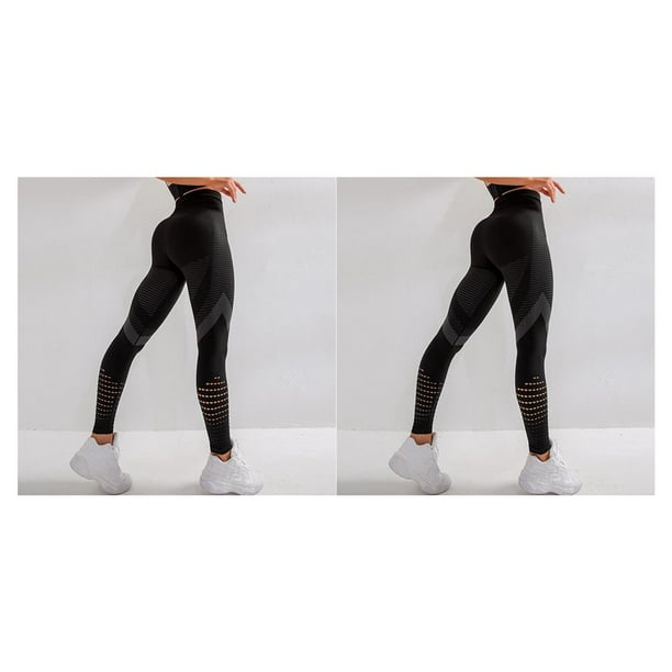 Guardurnaity Leggings deportivos para mujer Yoga ejercicio femenino pantalones para correr transpirables Color solido deporte Casual Type1 NO1 Walmart en linea