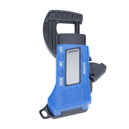 Digital Thickness Gauge, Battery Powered MM Inch Conversion Strong