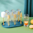 thumbnail image 3 of Rejilla para secado de botellas con cepillo de limpieza FleinngHoz JD711620833, 3 of 7