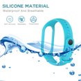 thumbnail image 3 of Pulsera de silicona con correa para Xiaomi Band 7 NFC (azul cielo), 3 of 7
