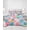 Pink, Blue, variant on Quilts King Size, Grey Tropical Plants Soft Comforter Bedding Set for Bed, Summer Leaves Boho Floral Pineapple Lightweight Quilted Bedspread with Pillow Cover(2 Pieces) for All Season, 96x106 Inch