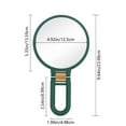 thumbnail image 2 of Goxteam Magnifying Mirror With Handle, Double Side Handheld Mirror With 1x 30x Magnification & Adjustable Handle/Stand, Hand Held Foldable Travel Mirror For Makeup, Black, 2 of 7