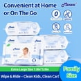 thumbnail image 2 of Mioszzi Ultra Soft Baby Wipes, Hypoallergenic, Flip-Top Closure, 6 Packs, 432 Total Count, 2 of 5