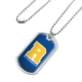 thumbnail image 2 of Riverdale Varsity Letter Military Dog Tag Pendant Necklace with Chain, 2 of 5