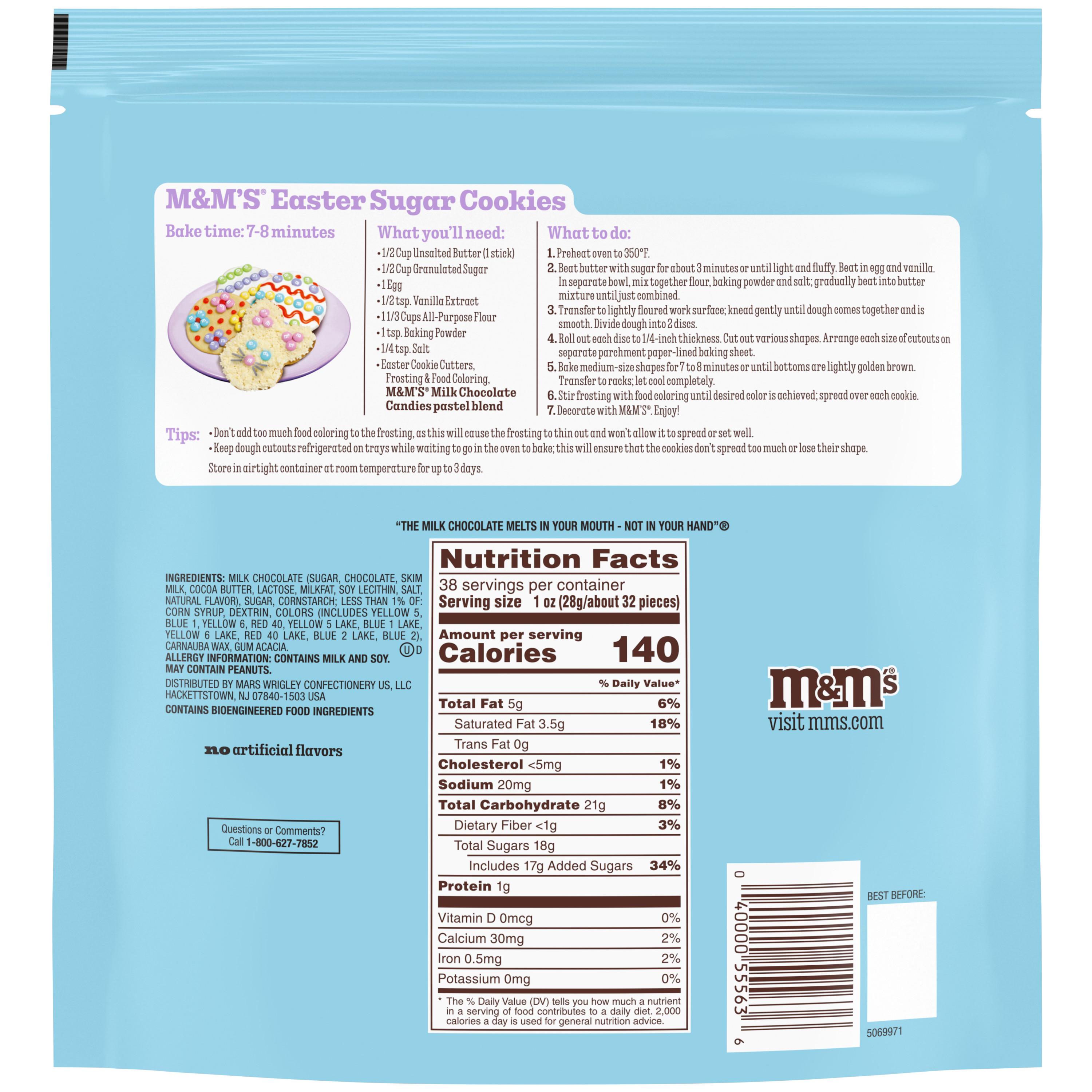 M&M's Pastel Mix Easter Milk Chocolate Candy - 38 oz Bag - image 9 of 13