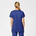 thumbnail image 2 of Wink WonderWORK Maternity Mock Wrap Scrub Top, Galaxy Blue, XL, 2 of 5