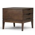 thumbnail image 4 of Simpli Home Harper 22 inch Wide Solid Wood Mid Century Modern End Table in Walnut Brown, 4 of 10