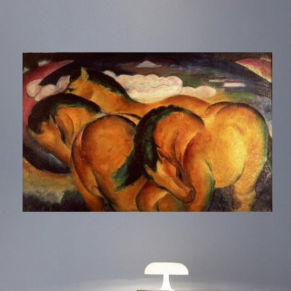 Wallhogs Marc Little Horses (1912) Poster Wall Mural