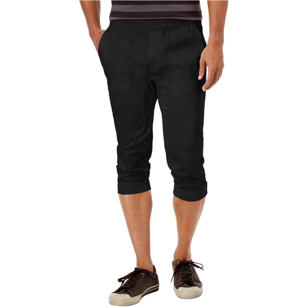 Pantalones deportivos American Rag para hombre color negro grande