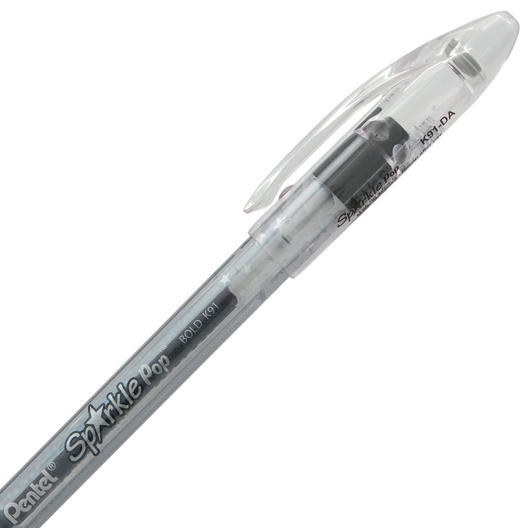White Gold Silver Gel Pens, 0.5 mm Extra Fine Point Pens Gel Ink Pens for Black  Paper Drawing, Sketching, Illustration, Adult Coloring, Bullet Journaling,  Set of 12