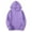 Purple-Fashion Sweatshirts, variant on Xcmzpl Women's Hoodies Basic Solid Color Hooded Sweatshirt Travel Pullover Tops Cotton Long Sleeve Shirts Winter Fashion