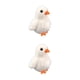 thumbnail image 4 of Bewildely Animal de peluche de juguete animales de peluche animales de granja decoración del hogar para niños regalos pollo blanco 2piezas pollo blanco 14 cm, 4 of 6