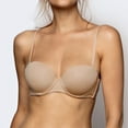 thumbnail image 3 of Women's Underwire Bra Convertible Strapless T Shirt Bra Seamless Underwear Bra Pack of 3, 3 of 7