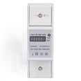 thumbnail image 1 of Probador de medidor de energía monofásico Monitor de electricidad de carril Din Digital 10‑40A DC220V, 1 of 8