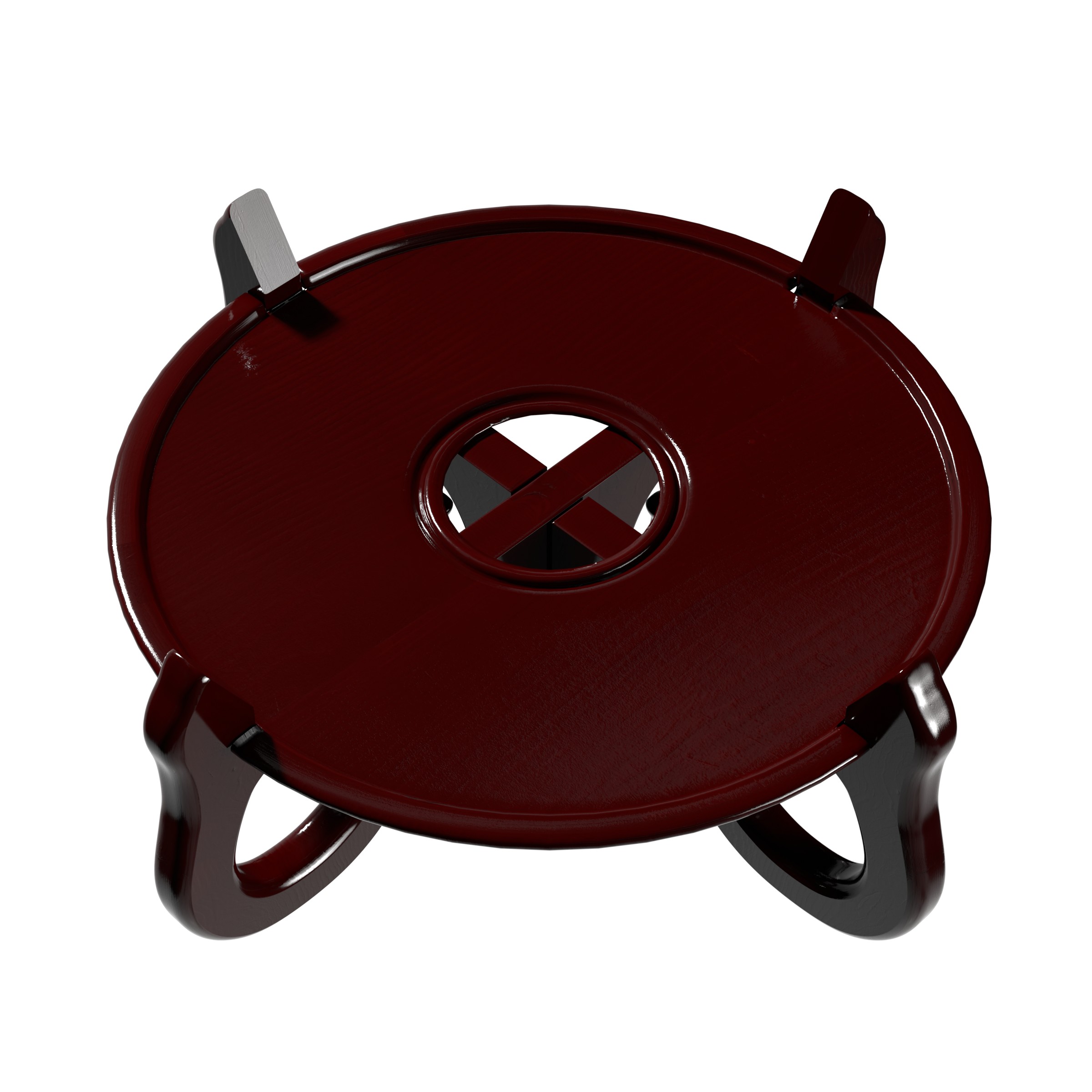 Red Lantern Fishbowl Cross Stand - Size 14.5 in. Base Diameter