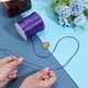 thumbnail image 3 of 109 yardas de cordón satinado de cola de rata de 2 mm, cordón de seda morado con cola de rata, hilo para pulseras y abalorios, 3 of 9