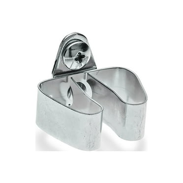 Triton Products® DuraHook Zinc Plated Steel Standard Spring Clip for DuraBoard or 1/8" and 1/4" Pegboard, 3 Pack