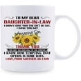thumbnail image 2 of Gifts for Daughter-in-Law from Mother-in-Law, Daughter-in-Law Birthday Sunflower Coffee Mug - 11 oz, 2 of 7